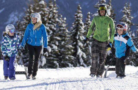 Rodeln bei Vollmond im Eisacktal
